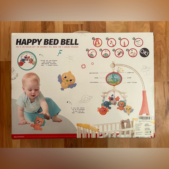 Happy Bed Bell Mobile - Picture 2 of 2